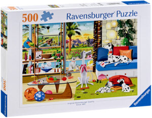 Пъзел Ravensburger от 500 части - Домашните любимци от Палм Спрингс