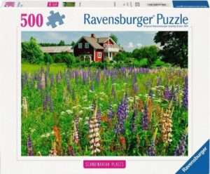 Пъзел Ravensburger от 500 части - Ферма в Швеция