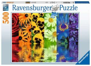Пъзел Ravensburger от 500 части - Флорални отражения
