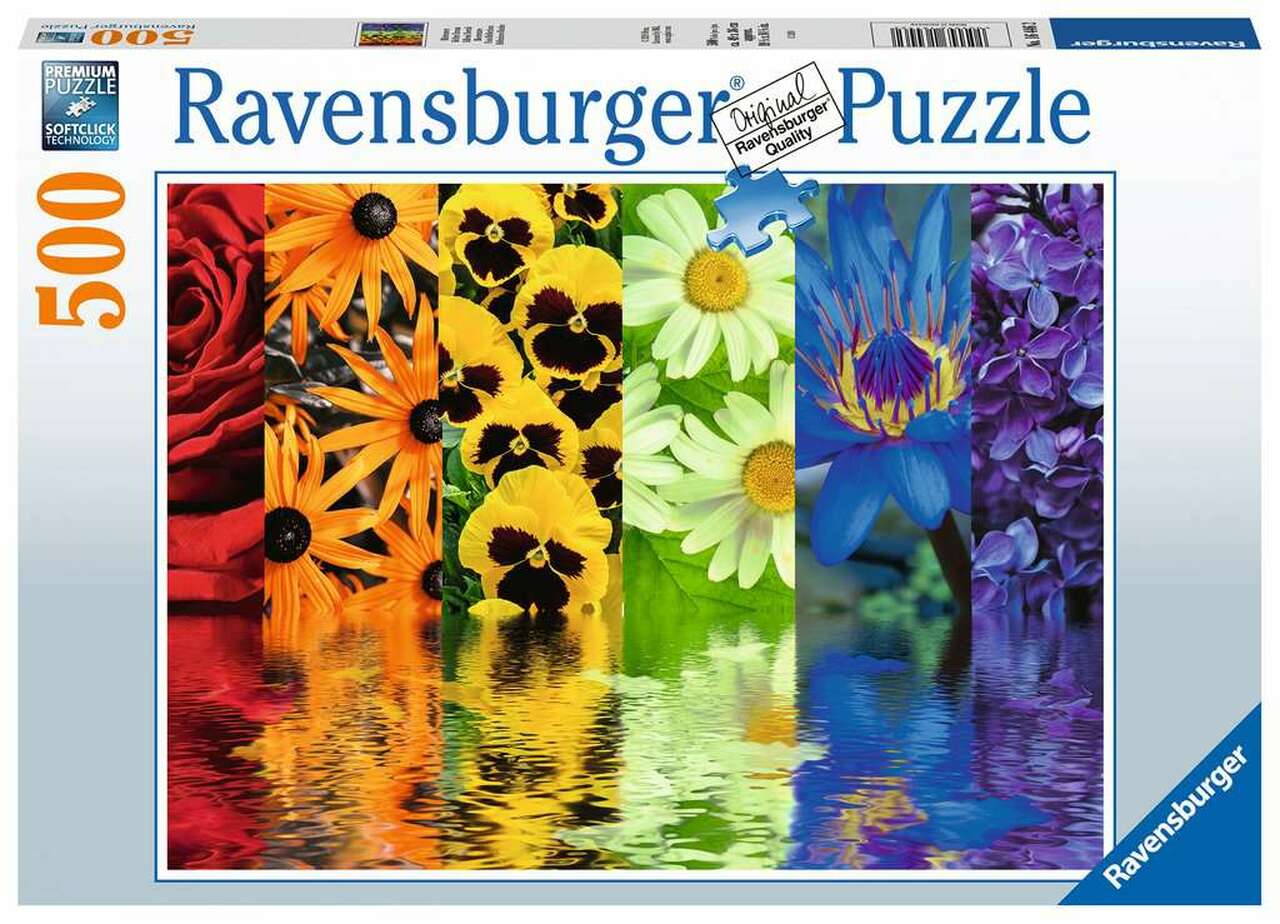 Пъзел Ravensburger от 500 части - Флорални отражения