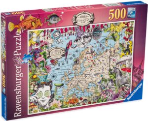 Пъзел Ravensburger от 500 части - Географски карти