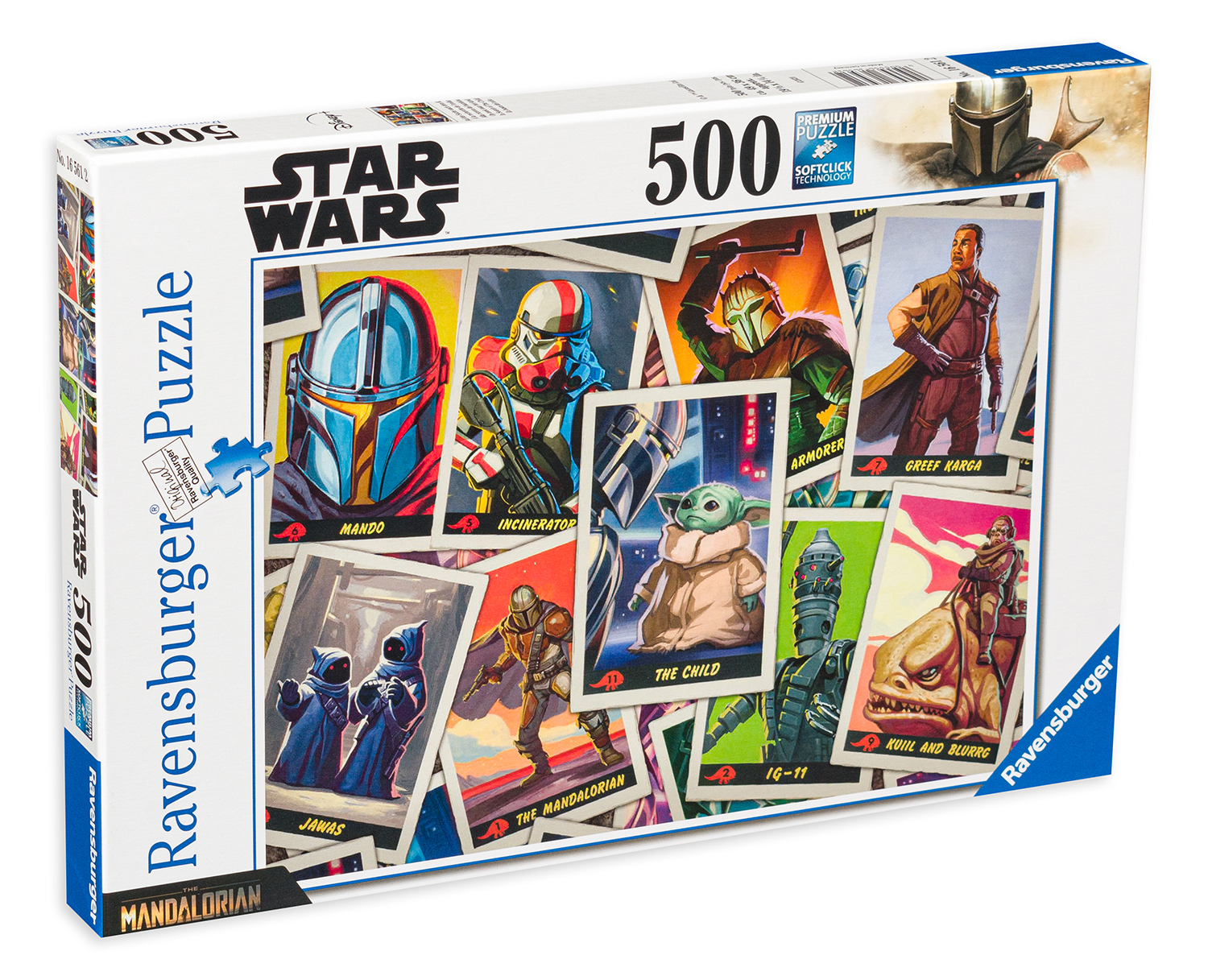 Пъзел Ravensburger от 500 части - Колаж с Мандалореца