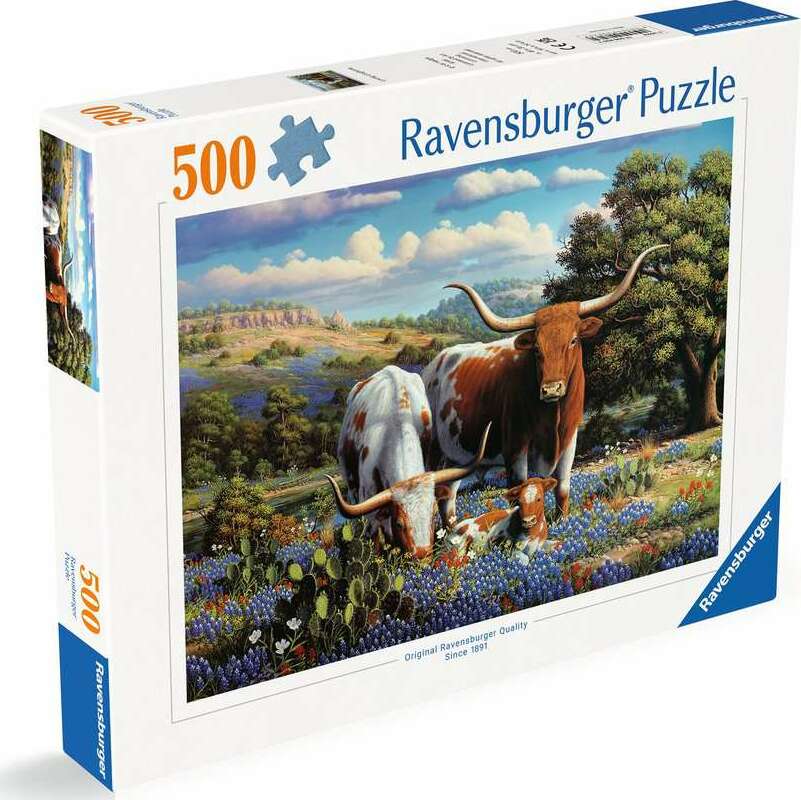 Пъзел Ravensburger от 500 части - Красиво семейство дългороги