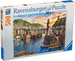 Пъзел Ravensburger от 500 части - Край пристанището