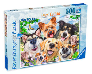 Пъзел Ravensburger от 500 части - Кучешко селфи