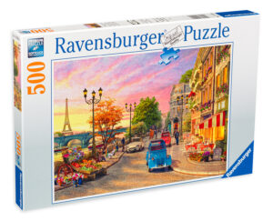 Пъзел Ravensburger от 500 части - Парижка вечер