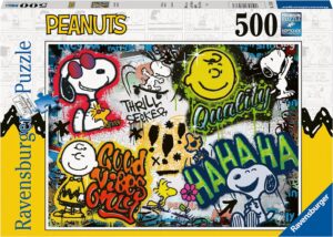 Пъзел Ravensburger от 500 части - Peanuts: графити
