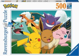 Пъзел Ravensburger от 500 части - Pokémon на стадиона