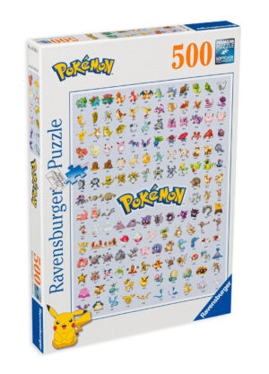 Пъзел Ravensburger от 500 части - Pokemon - първите 151