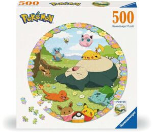 Пъзел Ravensburger от 500 части - Покемон сред цветята