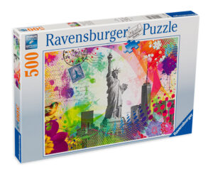 Пъзел Ravensburger от 500 части - Пощенска картичка на Ню Йорк