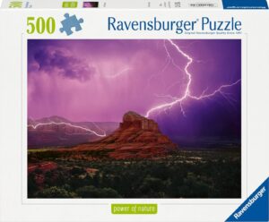Пъзел Ravensburger от 500 части - Розова гръмотевична буря