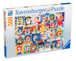 Пъзел Ravensburger от 500 части - Шрифтове