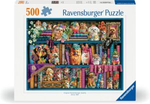 Пъзел Ravensburger от 500 части - Скъпоценни порцеланови кученца