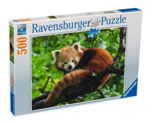 Пъзел Ravensburger от 500 части - Сладка червена панда