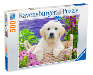 Пъзел Ravensburger от 500 части - Сладко кученце