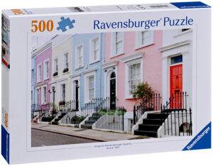 Пъзел Ravensburger от 500 части - Цветни градски къщи в Лондон