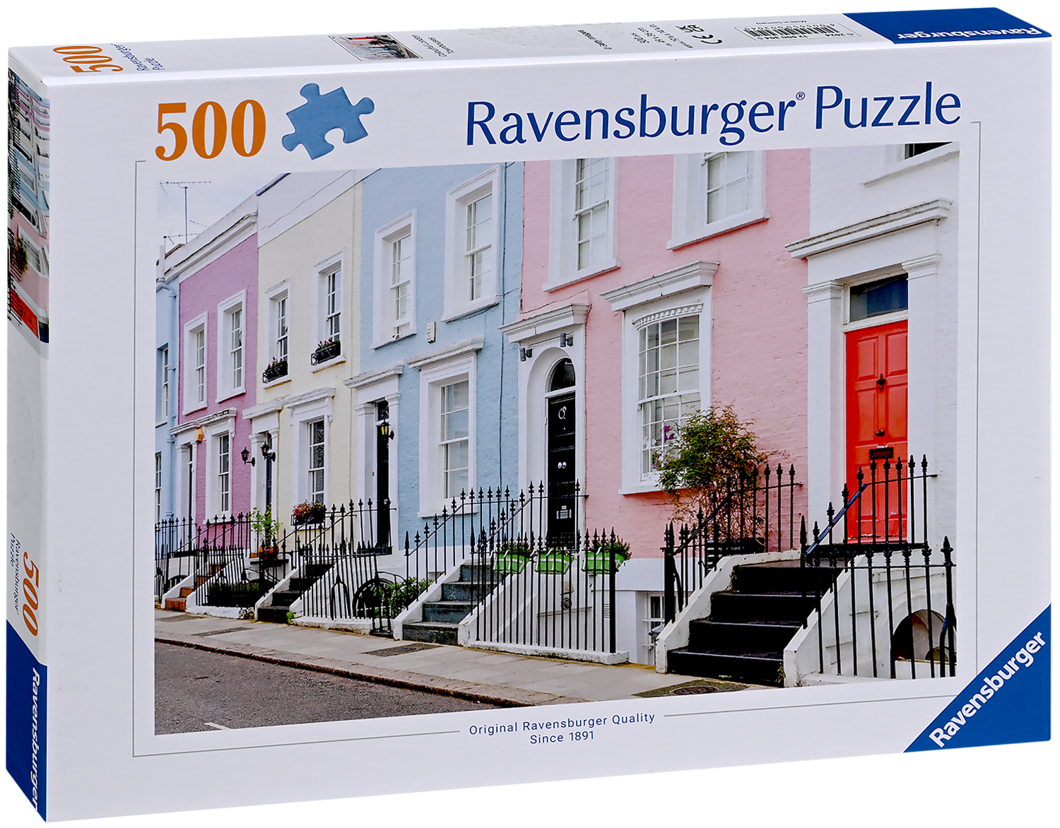 Пъзел Ravensburger от 500 части - Цветни градски къщи в Лондон