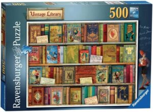 Пъзел Ravensburger от 500 части - Винтидж библиотека