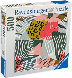 Пъзел Ravensburger от 500 части - Животинска палитра