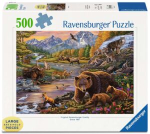 Пъзел Ravensburger от 500 XXL части - Дивата природа