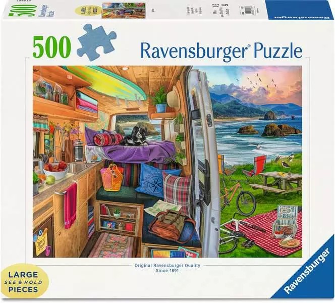 Пъзел Ravensburger от 500 XXL части - Изглед на платформата