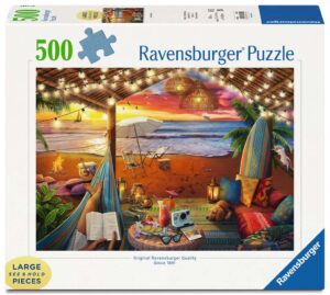 Пъзел Ravensburger от 500 XXL части - Уютна кабана
