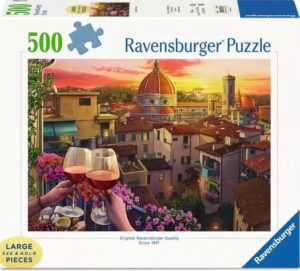 Пъзел Ravensburger от 500 XXL части - Уютна винена тераса