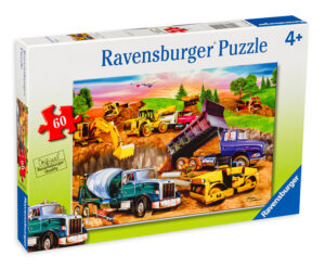 Пъзел Ravensburger от 60 части - Тежкотоварни машини