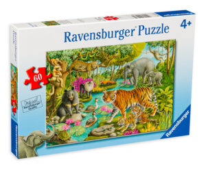 Пъзел Ravensburger от 60 части - Животните на Индия