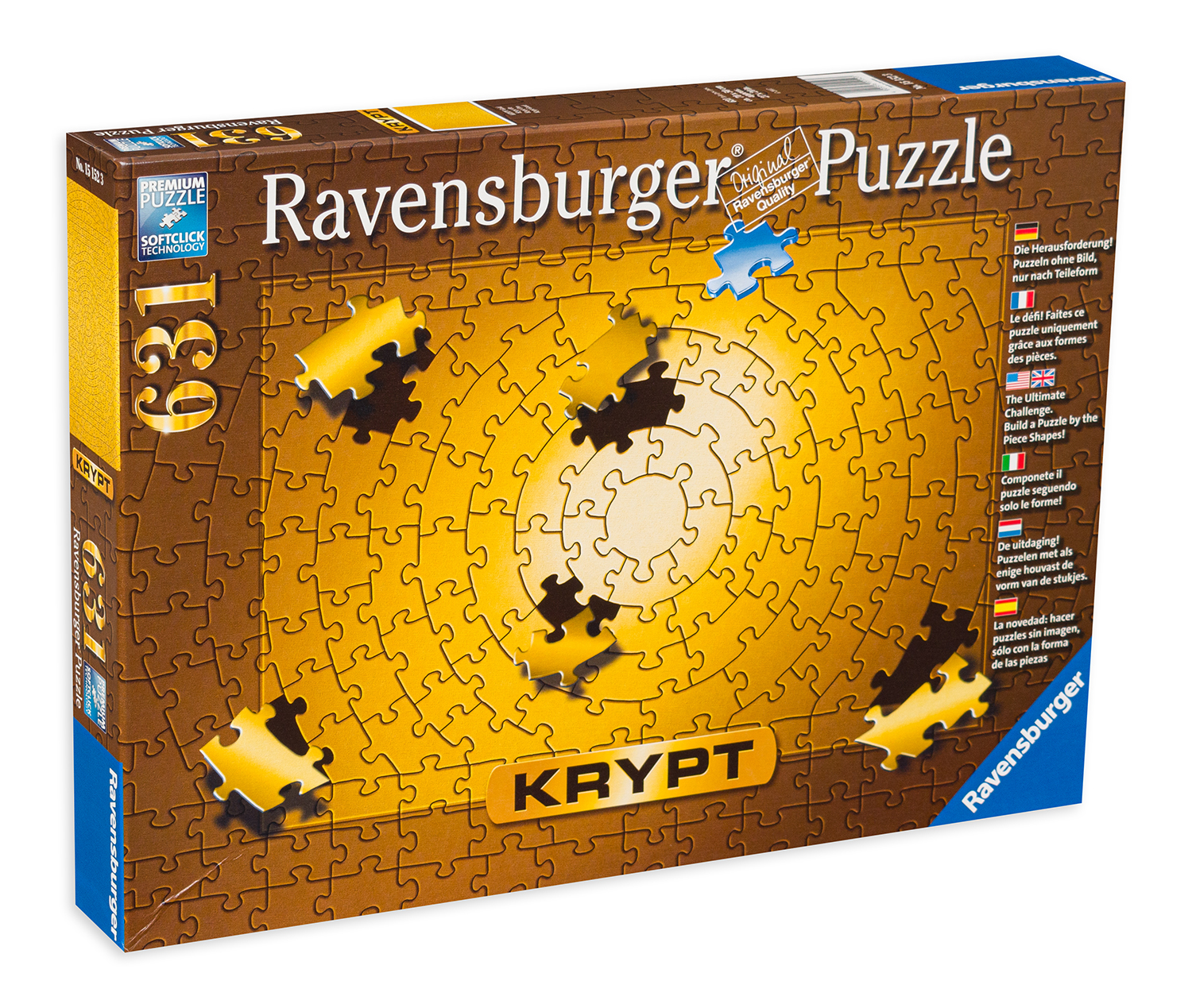 Пъзел Ravensburger от 631 части - Златен крипт