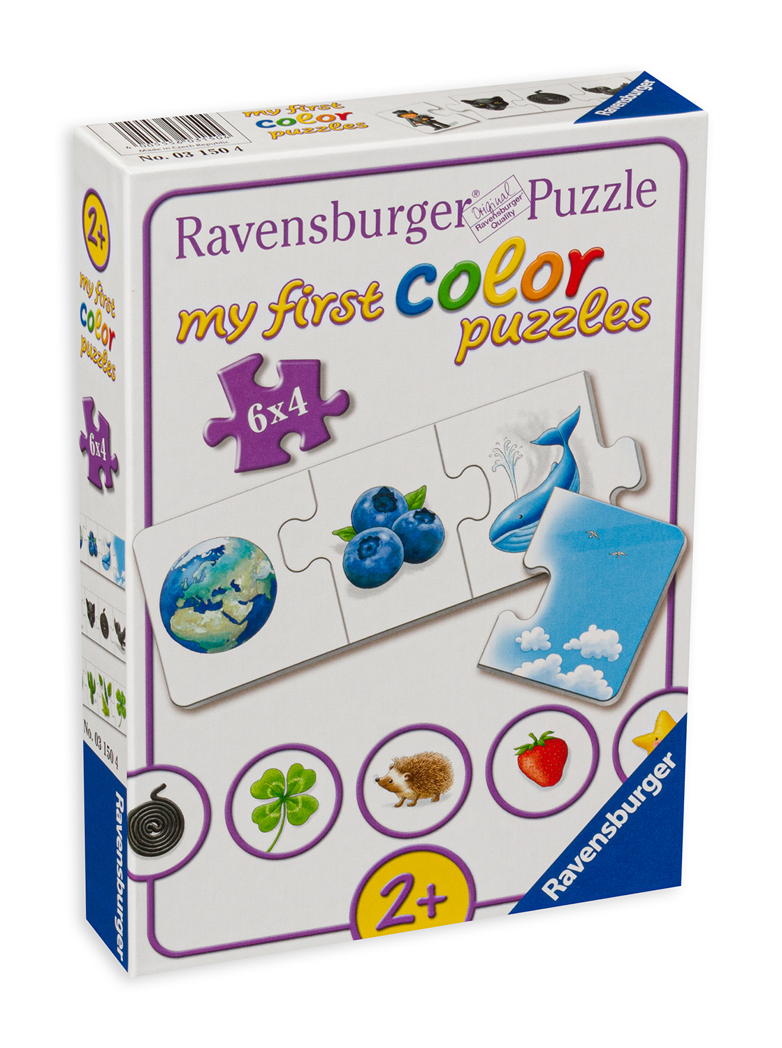 Пъзел Ravensburger от 6 x 4 части - Научи цветовете