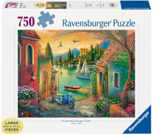 Пъзел Ravensburger от 750 XXL части - Гледки към европейски вили