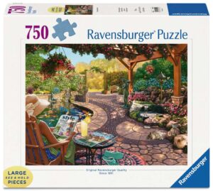 Пъзел Ravensburger от 750 XXL части - Уютно блаженство в двора
