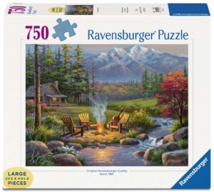 Пъзел Ravensburger от 750 XXL части - Всекидневна край реката