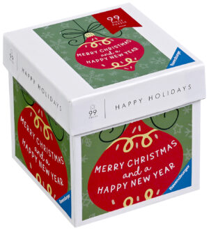 Пъзел Ravensburger от 99 части - Весела Коледа и Честита Нова година