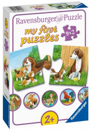 Пъзел Ravensburger от 9 х 2 части - Животни от фермата