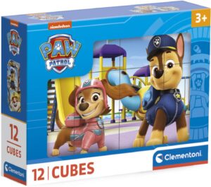 Пъзел с кубчета Clementoni от 12 части - Пес Патрул