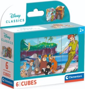 Пъзел с кубчета Clementoni от 6 части - Класиките на Дисни