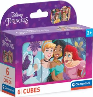 Пъзел с кубчета Clementoni от 6 части - Принцесите на Дисни