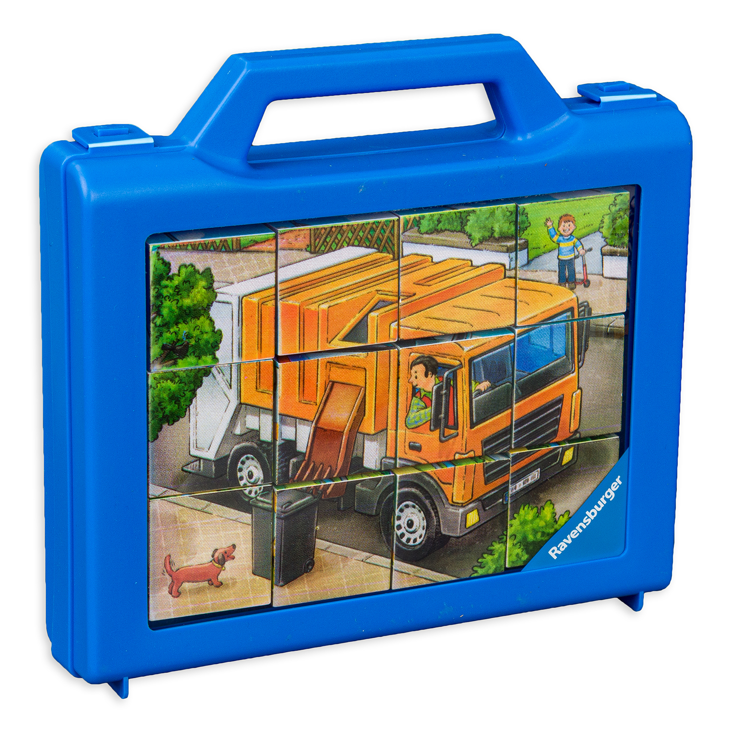 Пъзел с кубчета Ravensburger от 12 части - Моите любими превозни средства