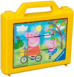 Пъзел с кубчета Ravensburger от 12 части - Прасенцето Пепа