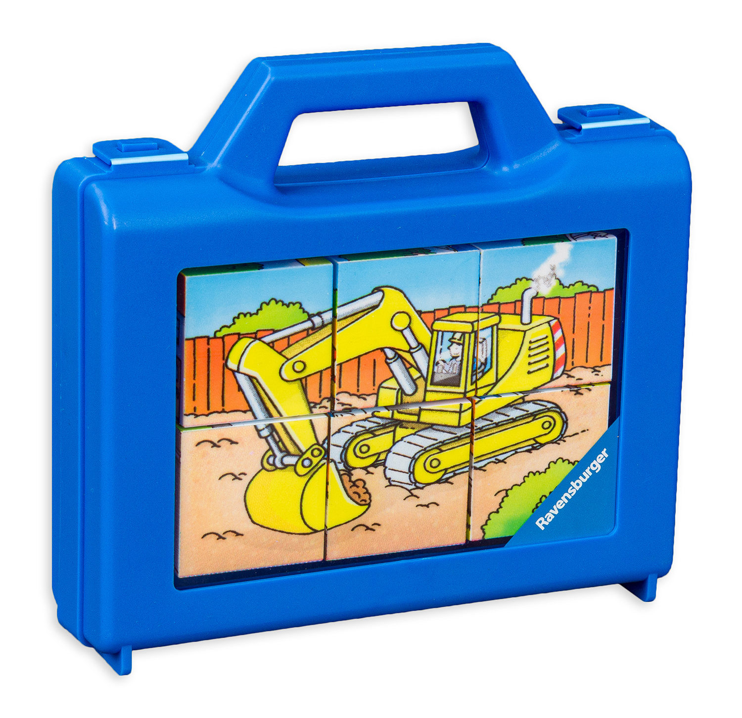 Пъзел с кубчета Ravensburger от 6 части - Машини в действие