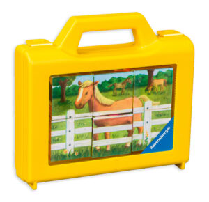 Пъзел с кубчета Ravensburger от 6 части - Животните на село