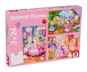 Пъзел Schmidt 3 в 1 - Принцеси