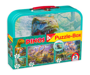 Пъзел Schmidt 4 в 1 - Динозаври