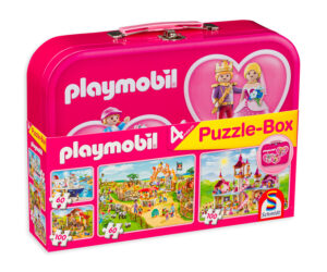 Пъзел Schmidt 4 в 1 - Замъци и паркове