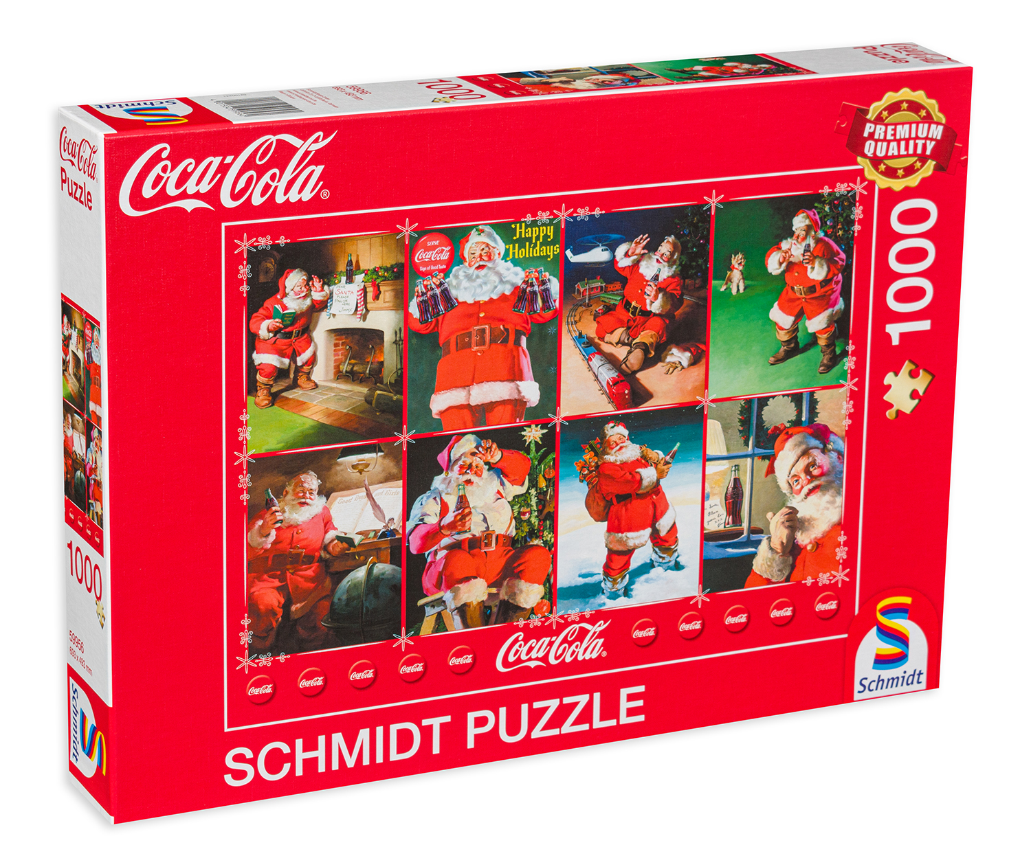Пъзел Schmidt от 1000 части - Дядо Коледа и Кока Кола