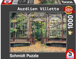 Пъзел Schmidt от 1000 части - Есен в двора