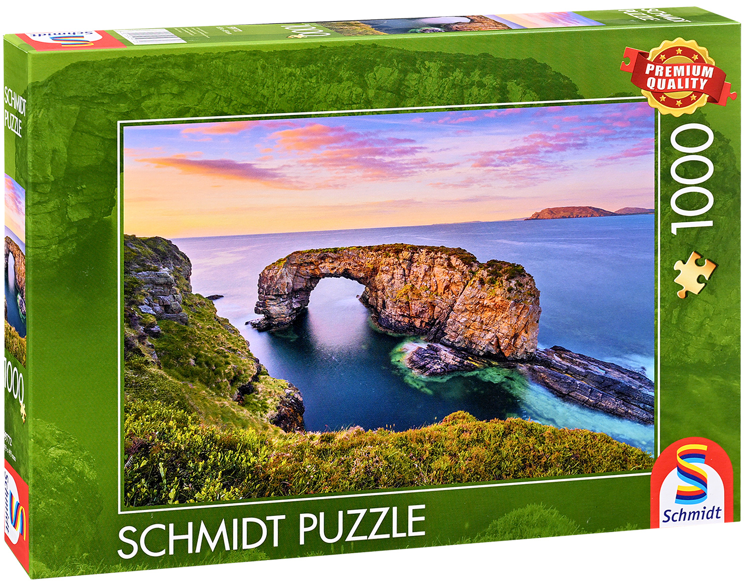Пъзел Schmidt от 1000 части - Голяма морска арка Pollet, Ирландия